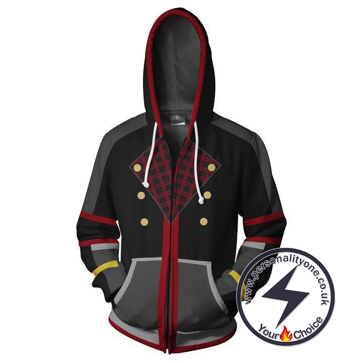 Kingdom Hearts Sora Zip Up Hoodie Jacket